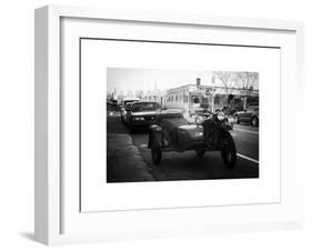 Side-Car on a street in Brooklyn-Philippe Hugonnard-Framed Art Print