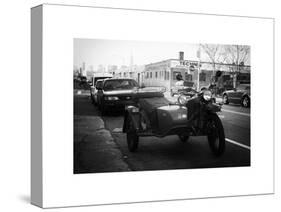 Side-Car on a street in Brooklyn-Philippe Hugonnard-Stretched Canvas