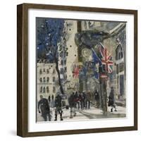 Side Entrance to The Ritz-Susan Brown-Framed Giclee Print