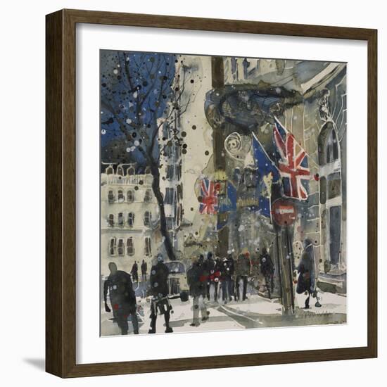 Side Entrance to The Ritz-Susan Brown-Framed Giclee Print