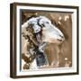 Side Eye Sheep I-Jennifer Parker-Framed Art Print