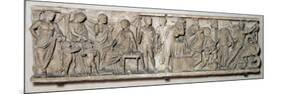 Side of a Sarcophagus Depicting the Legend of Medea, Roman, 2nd Century-null-Mounted Premium Giclee Print