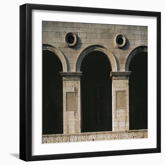 Side of Malatesta Temple-Leon Battista Alberti-Framed Giclee Print