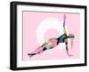 Side Plank Pose Sun-Tim Parker-Framed Art Print