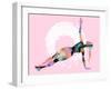 Side Plank Pose Sun-Tim Parker-Framed Art Print