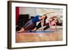 Side Plank Yoga Pose by Three Women-AntonioDiaz-Framed Photographic Print