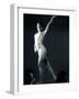 Side Profile of a Female Gymnast Posing-null-Framed Photographic Print