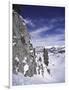 Side Profile of a Man Jumping-null-Framed Photographic Print