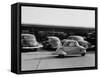 Side Shot of a German Made Messer Schmidt Driving Down the Road-Ralph Crane-Framed Stretched Canvas