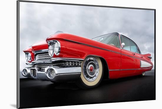 Side View of a Classic American Car from the Fifties.-MikeVanSchoonderwalt-Mounted Photographic Print