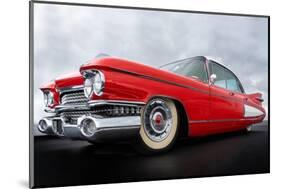 Side View of a Classic American Car from the Fifties.-MikeVanSchoonderwalt-Mounted Photographic Print