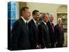 Side View of All Living Presidents and Newly Elected Barack Obama, January 7, 2009-null-Stretched Canvas