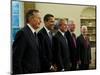 Side View of All Living Presidents and Newly Elected Barack Obama, January 7, 2009-null-Mounted Premium Photographic Print