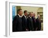 Side View of All Living Presidents and Newly Elected Barack Obama, January 7, 2009-null-Framed Photographic Print