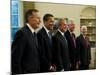 Side View of All Living Presidents and Newly Elected Barack Obama, January 7, 2009-null-Mounted Photographic Print