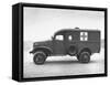 Side View of Ambulance-George Strock-Framed Stretched Canvas