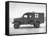 Side View of Ambulance-George Strock-Framed Stretched Canvas