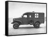 Side View of Ambulance-George Strock-Framed Stretched Canvas