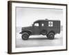 Side View of Ambulance-George Strock-Framed Photographic Print