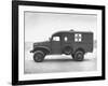 Side View of Ambulance-George Strock-Framed Photographic Print