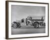 Side View of Army Fire Engine Truck-null-Framed Photographic Print