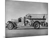 Side View of Army Fire Engine Truck-null-Mounted Photographic Print