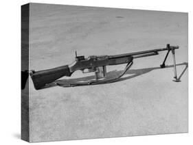 Side View of Browning Automatic Rifle-Myron Davis-Stretched Canvas