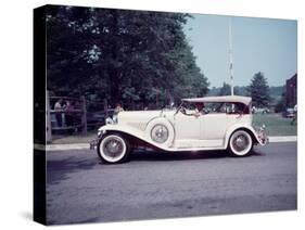 Side View of Classic 1930 Dusenberg Phaeton-Peter Stackpole-Stretched Canvas