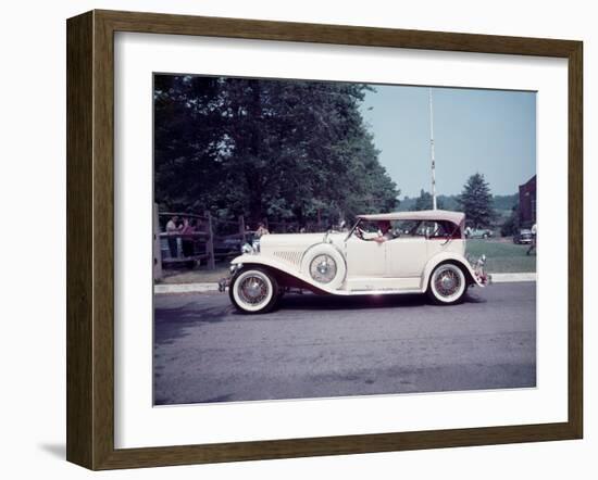 Side View of Classic 1930 Dusenberg Phaeton-Peter Stackpole-Framed Photographic Print