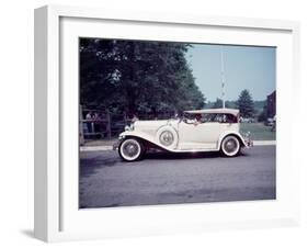 Side View of Classic 1930 Dusenberg Phaeton-Peter Stackpole-Framed Photographic Print