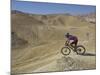 Side View of Competitior in the Mount Sodom International Mountain Bike Race, Dead Sea Area, Israel-Eitan Simanor-Mounted Photographic Print