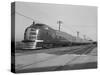 Side View of Passenger Train-null-Stretched Canvas