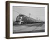 Side View of Passenger Train-null-Framed Photographic Print