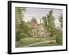 Side View of Raleigh House, Brixton Hill, Lambeth, London, 1887-John Crowther-Framed Giclee Print