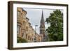 Side View of Vintage Facades in Edinburgh-F.C.G.-Framed Art Print