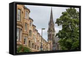 Side View of Vintage Facades in Edinburgh-F.C.G.-Framed Stretched Canvas