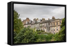 Side View of Vintage Facades in Edinburgh-F.C.G.-Framed Stretched Canvas