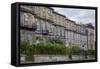 Side View of Vintage Facades in Edinburgh-F.C.G.-Framed Stretched Canvas