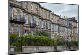 Side View of Vintage Facades in Edinburgh-F.C.G.-Mounted Art Print