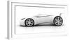 Side View White Sports Car-Toncsi-Framed Photographic Print