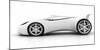 Side View White Sports Car-Toncsi-Mounted Photographic Print