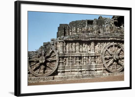 Side Wall of the Chariot, Temple of the Sun, Konarak, India, 13th Century-null-Framed Photographic Print