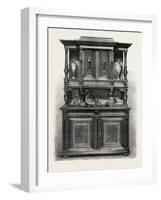 Sideboard for Dining Room, Furniture, 1882-null-Framed Giclee Print