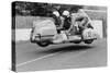 Sidecar TT Race, Isle of Man, 1970-null-Stretched Canvas