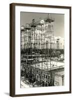 Sidekick Oil Wells, Kilgore-null-Framed Art Print