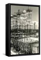 Sidekick Oil Wells, Kilgore-null-Framed Stretched Canvas