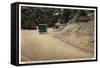 Sideling Hill Mountain, Maryland - National Road Between Cumberland and Hagerstown-Lantern Press-Framed Stretched Canvas