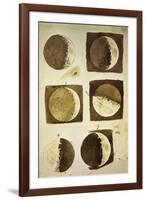 Sidereus Nuncius (Starry Messenger) with Drawings of Phases and Surface of Moon-Galileo Galilei-Framed Giclee Print