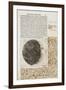 Sidereus Nuncius (Starry Messenger) with Drawings of the Phases and Surface of the Moon-Galileo Galilei-Framed Giclee Print