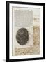 Sidereus Nuncius (Starry Messenger) with Drawings of the Phases and Surface of the Moon-Galileo Galilei-Framed Giclee Print